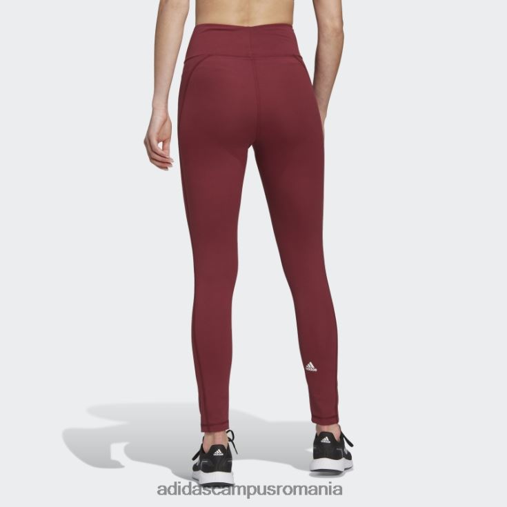 adidas campus romania hot red yoga essentials jambiere cu talie înaltă femei roșu J266N29911