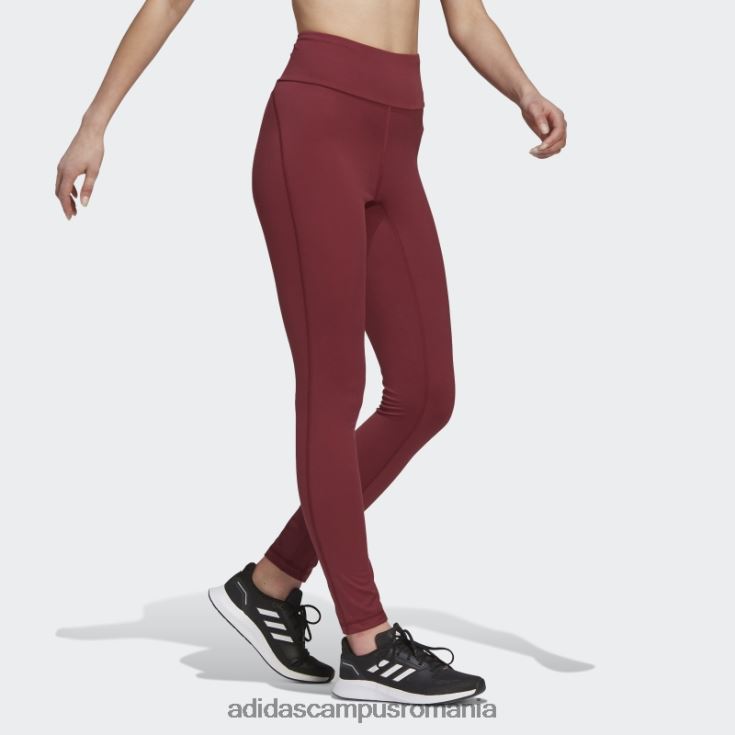 adidas campus romania hot red yoga essentials jambiere cu talie înaltă femei roșu J266N29911