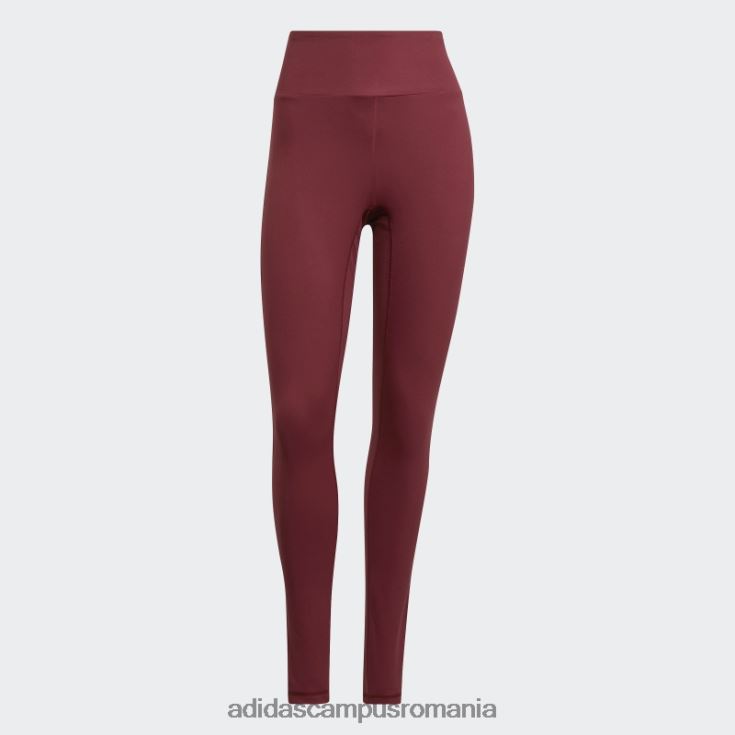 adidas campus romania hot red yoga essentials jambiere cu talie înaltă femei roșu J266N29911