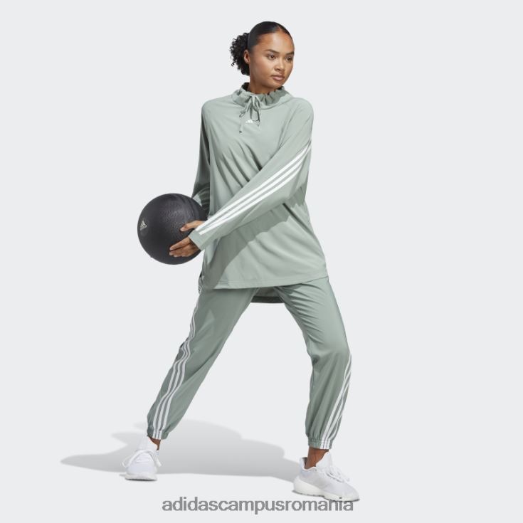 adidas campus romania icoane tren cu acoperire completă verde argintiu femei verde argintiu/alb J266N29668