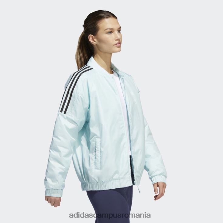 adidas campus romania jacheta bomber x peloton hot mint femei mentă J266N210511