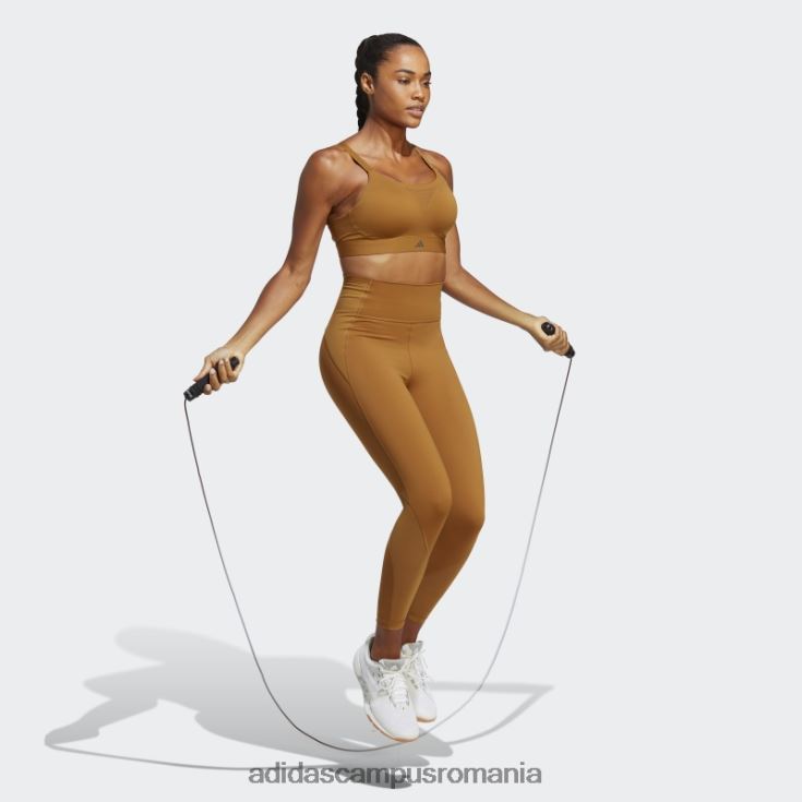adidas campus romania jambiere 7/8 de antrenament hiit croite bronz femei bronz J266N216823