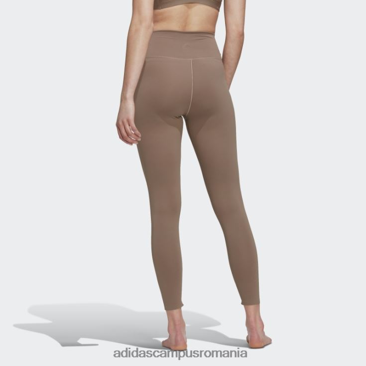 adidas campus romania jambiere 7/8 de lux de yoga de modă maro cretos femei maro cretos J266N210565