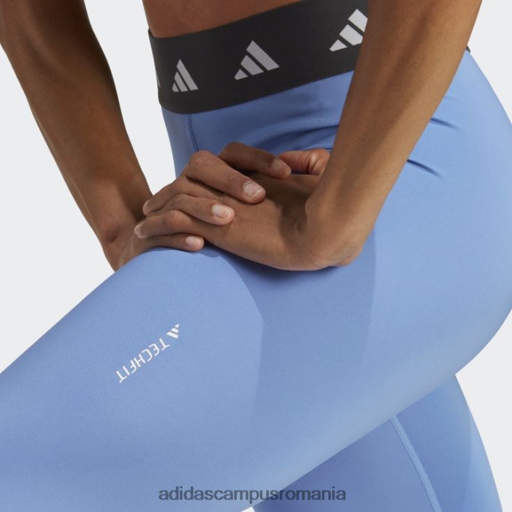 adidas campus romania jambiere albastre techfit 7/8 femei albastru/carbon J266N216840