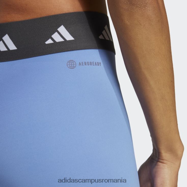 adidas campus romania jambiere albastre techfit 7/8 femei albastru/carbon J266N216840