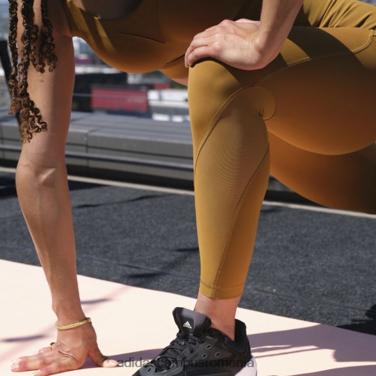 adidas campus romania jambiere croite 7/8 de antrenament hiit bronz adidas femei bronz J266N29204