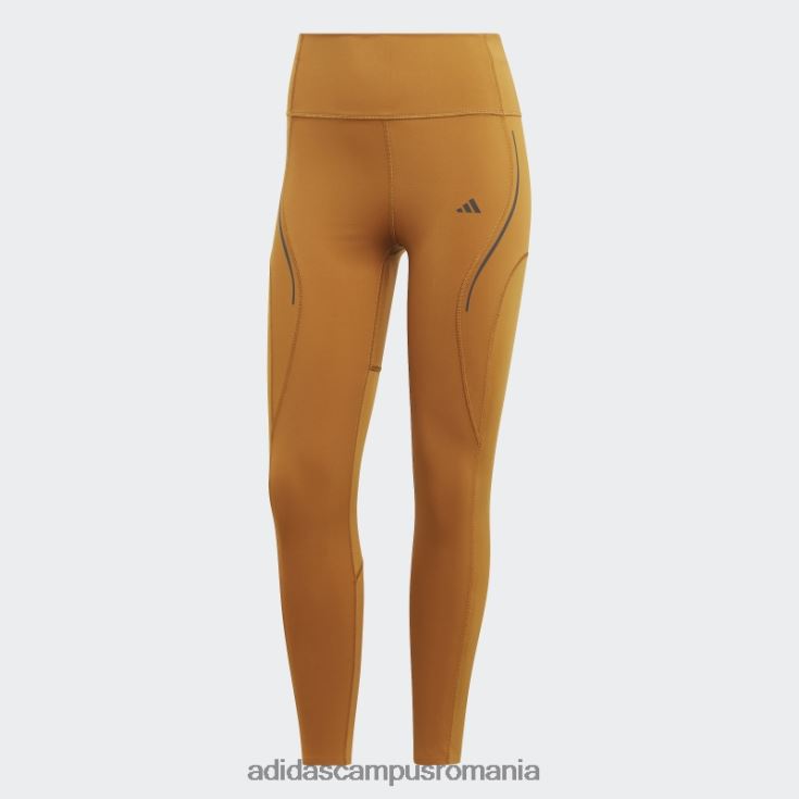 adidas campus romania jambiere de antrenament hiit lux croite bronz femei bronz J266N29316