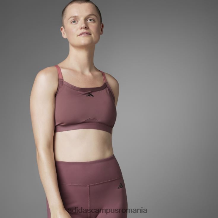adidas campus romania jambiere de yoga 7/8 de echilibru autentic burgundy femei Burgundia J266N210721