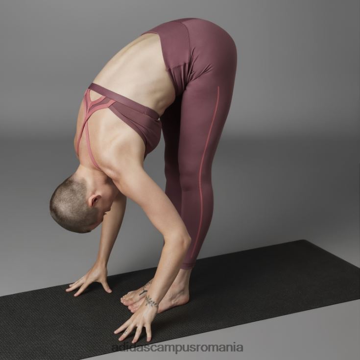 adidas campus romania jambiere de yoga 7/8 de echilibru autentic burgundy femei Burgundia J266N210721