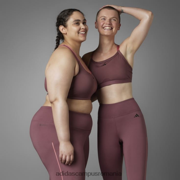 adidas campus romania jambiere de yoga 7/8 de echilibru autentic burgundy femei Burgundia J266N210721