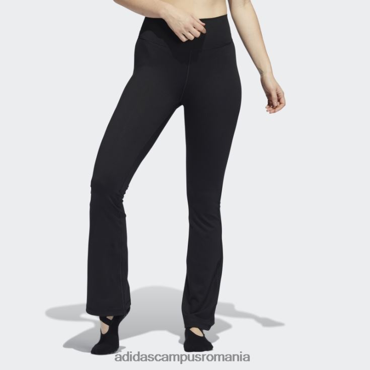 adidas campus romania jambiere evazate de studio de yoga negre femei negru J266N28998