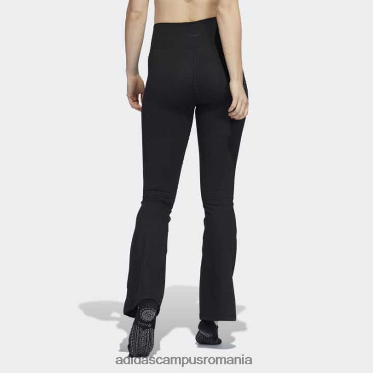 adidas campus romania jambiere evazate de studio de yoga negre femei negru J266N28998