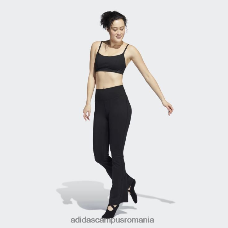 adidas campus romania jambiere evazate de studio de yoga negre femei negru J266N28998
