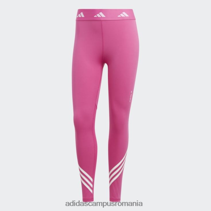 adidas campus romania jambiere fucsia techfit cu 3 dungi femei fucsie J266N216751