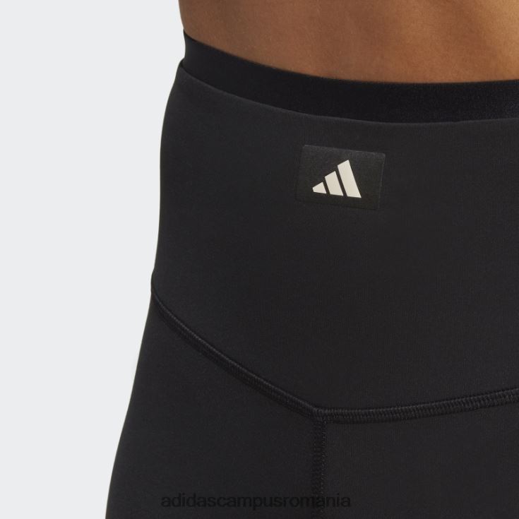 adidas campus romania jambiere negre 7/8 cu talie înaltă de club sportiv femei negru J266N29232