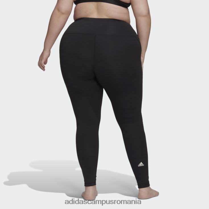 adidas campus romania jambiere negre cu talie înaltă pentru yoga esențiale (plus mărime) femei negru J266N217032