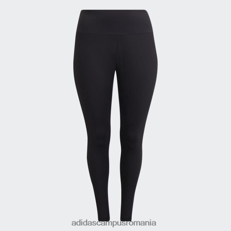 adidas campus romania jambiere negre cu talie înaltă pentru yoga esențiale (plus mărime) femei negru J266N217032