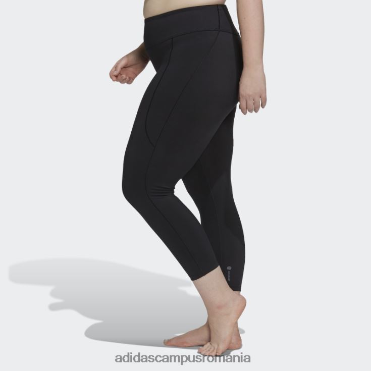 adidas campus romania jambiere negri yoga studio 7/8 (plus mărime) fierbinți femei negru J266N217092