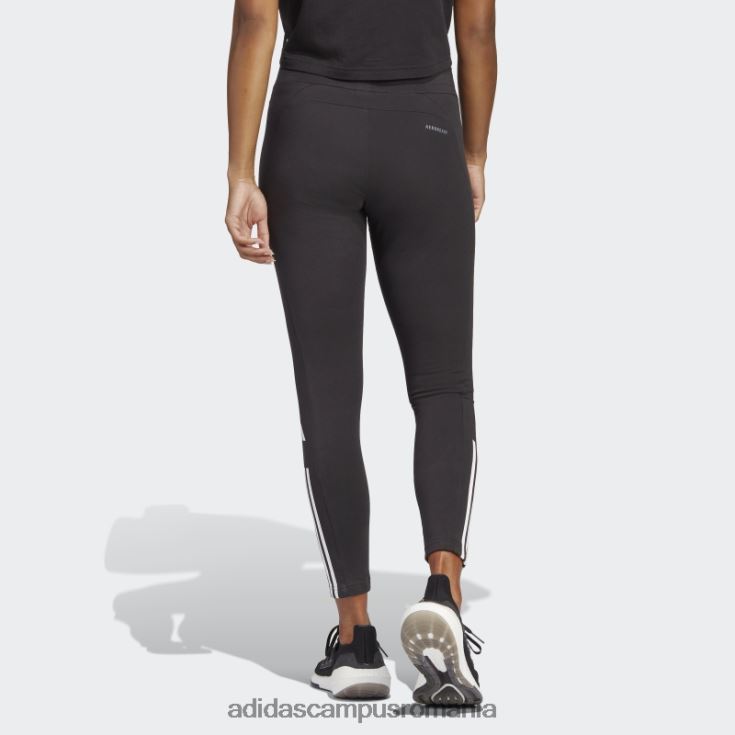 adidas campus romania jambiere negru din bumbac cu trena performanta 7/8 adidas femei negru J266N216461