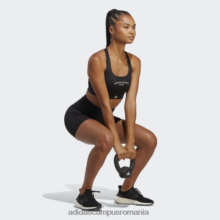 adidas campus romania jambiere scurte cu talie înaltă adidas club sport femei negru J266N22391