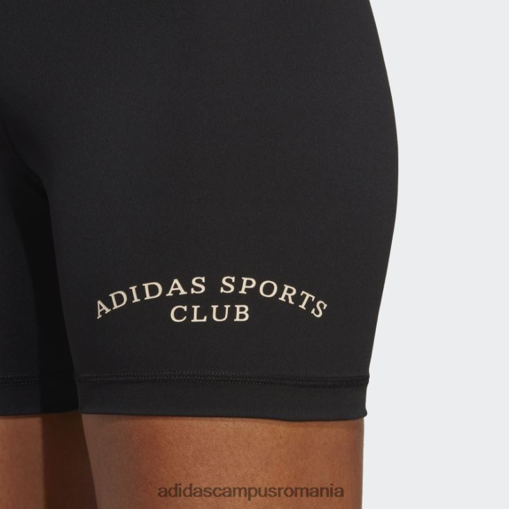 adidas campus romania jambiere scurte cu talie înaltă de club sportiv de culoare neagră femei negru J266N29394