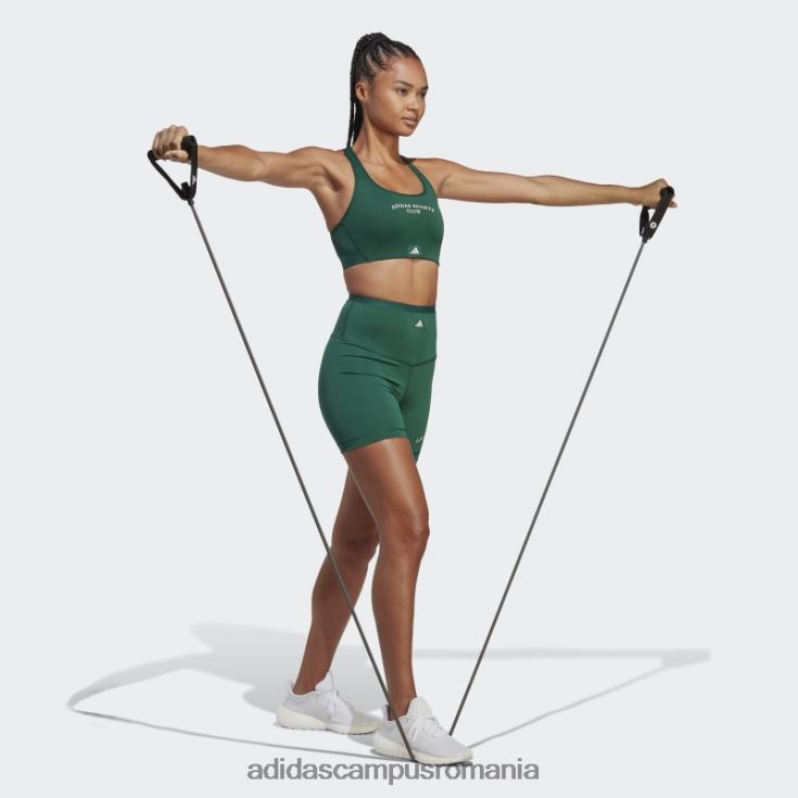 adidas campus romania jambiere scurte cu talie înaltă de club sportiv verde femei verde J266N216550