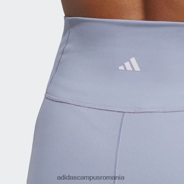 adidas campus romania jambiere scurte de 5 inci de studio de yoga violet argintiu femei violet argintiu J266N28981