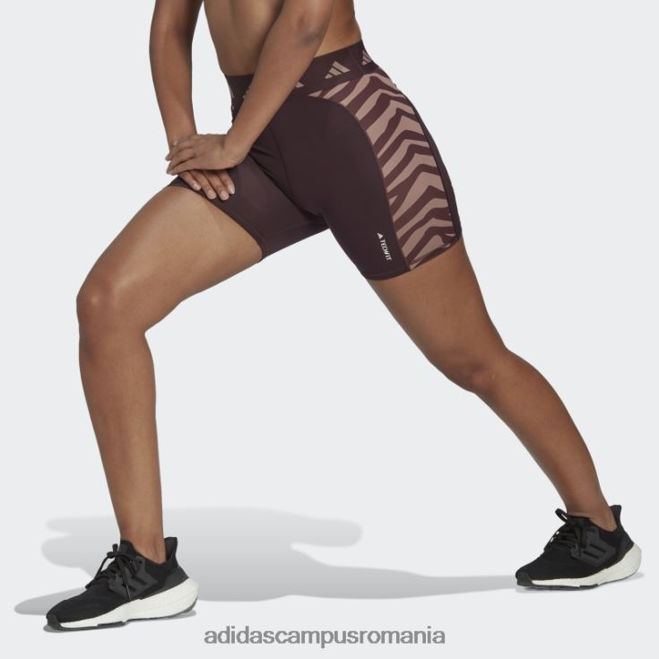 adidas campus romania jambiere scurte hyperglam techfit zebra cu talie înaltă maro adidas femei maro J266N22844