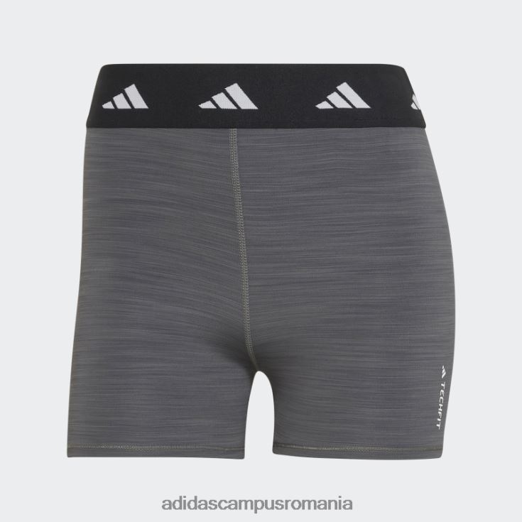 adidas campus romania jambiere scurte techfit gri inchis femei gri închis negru/negru J266N210444