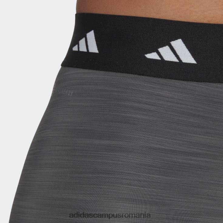 adidas campus romania jambiere scurte techfit gri inchis femei gri închis negru/negru J266N210444