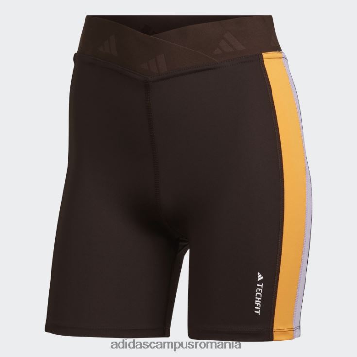 adidas campus romania jambiere scurte techfit hyperglam maro închis femei maro inchis J266N22771