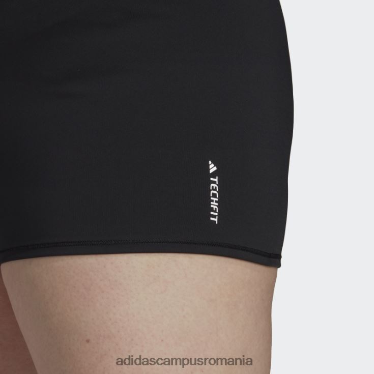 adidas campus romania jambiere scurte techfit (mărime plus) negru adidas femei negru J266N29870