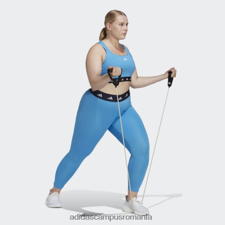 adidas campus romania jambiere techfit 7/8 (mărime plus) albastru femei cerneală albastră J266N23037