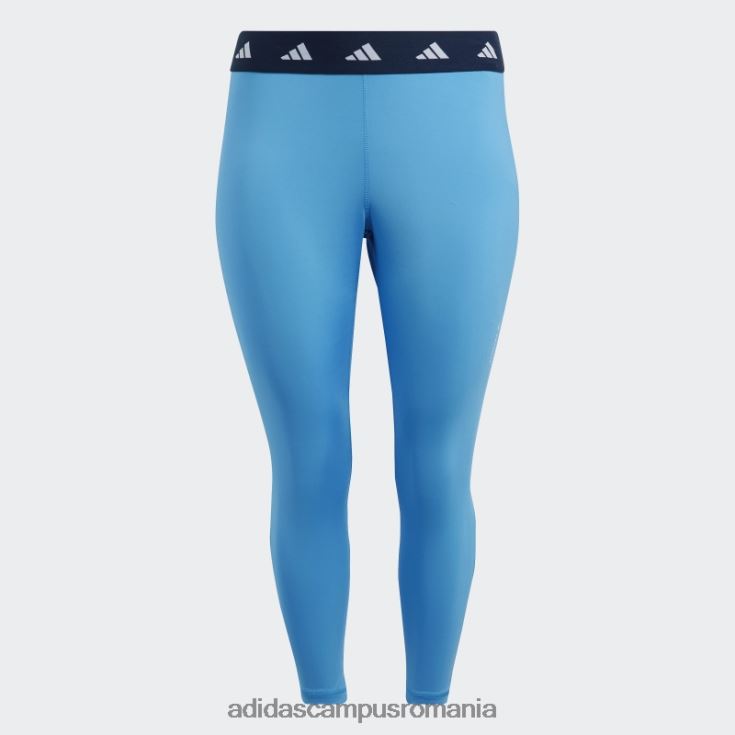 adidas campus romania jambiere techfit 7/8 (mărime plus) albastru femei cerneală albastră J266N23037