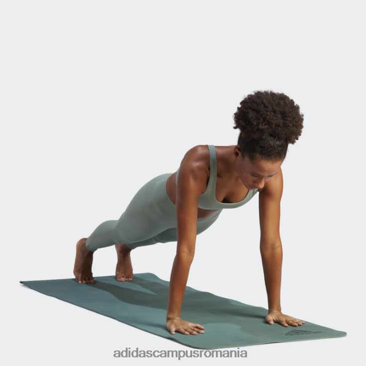 adidas campus romania jambiere yoga studio luxe 7/8 verde argintiu femei verde argintiu J266N216478