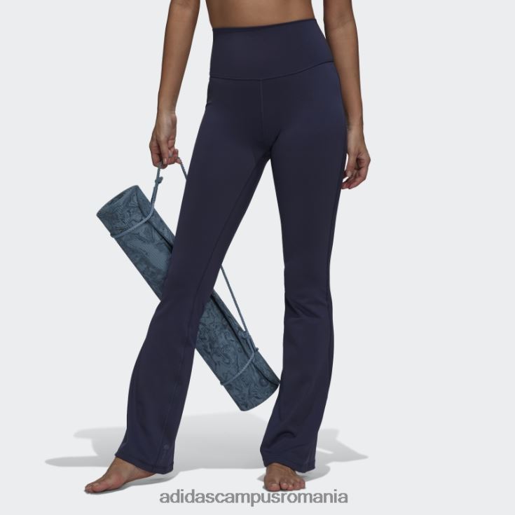 adidas campus romania leggings evazați studio de yoga bleumarin fierbinte femei marina J266N23733