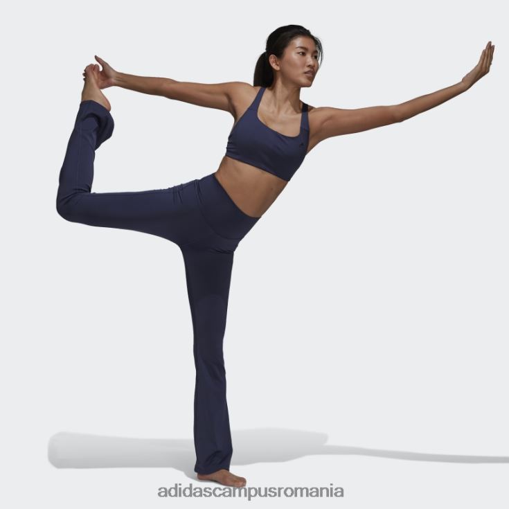 adidas campus romania leggings evazați studio de yoga bleumarin fierbinte femei marina J266N23733