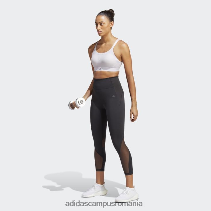 adidas campus romania leggings negri croiți pentru antrenament hiit 7/8 femei negru J266N216709