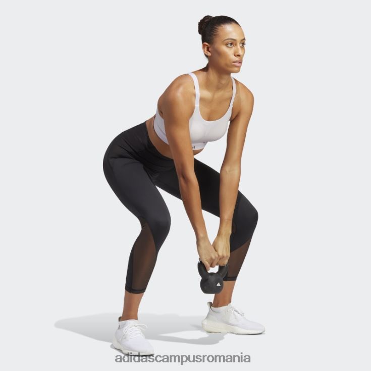 adidas campus romania leggings negri croiți pentru antrenament hiit 7/8 femei negru J266N216709