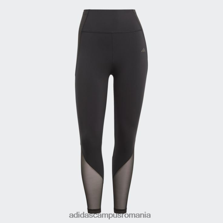 adidas campus romania leggings negri croiți pentru antrenament hiit 7/8 femei negru J266N216709