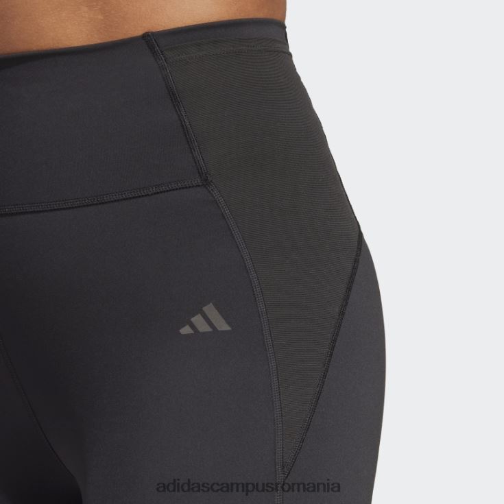 adidas campus romania leggings negri croiți pentru antrenament hiit 7/8 femei negru J266N216709