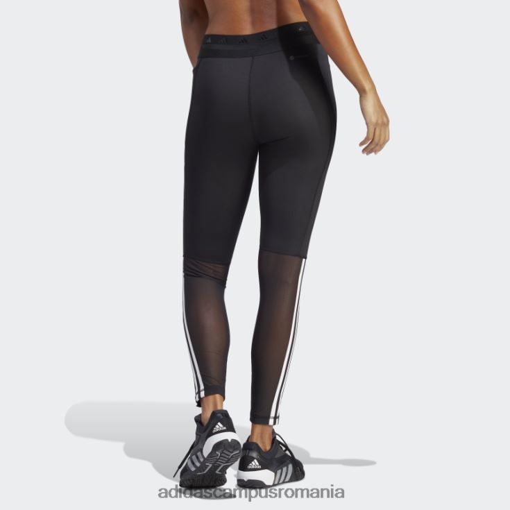 adidas campus romania leggings negri techfit hyperglam 7/8 femei negru J266N216739