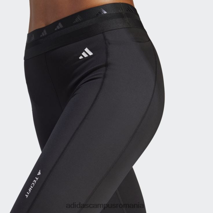 adidas campus romania leggings negri techfit hyperglam 7/8 femei negru J266N216739