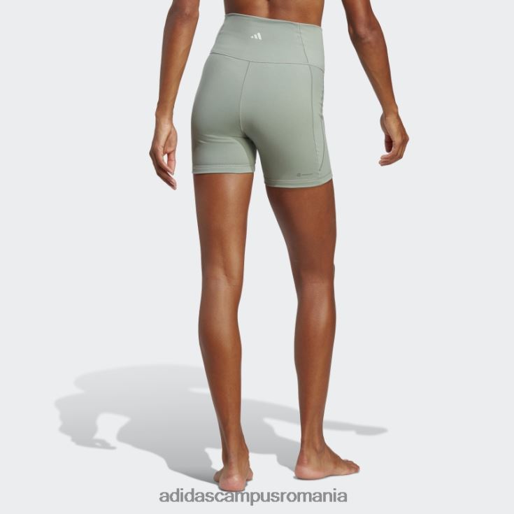adidas campus romania leggings scurti de 5 inci de studio de yoga verde argintiu adidas femei verde argintiu J266N216839
