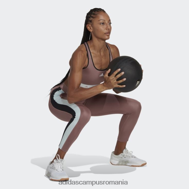 adidas campus romania leggings violet hyperglam training techfit 7/8 femei Violet J266N23190