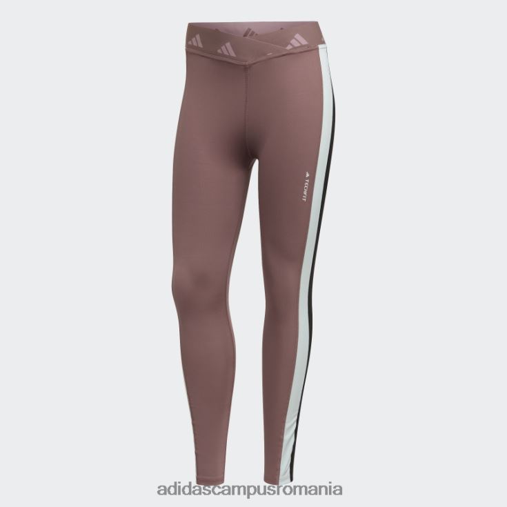 adidas campus romania leggings violet hyperglam training techfit 7/8 femei Violet J266N23190