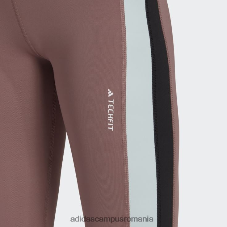 adidas campus romania leggings violet hyperglam training techfit 7/8 femei Violet J266N23190
