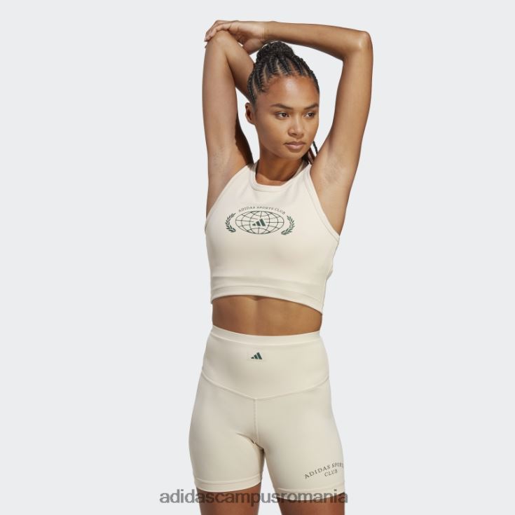 adidas campus romania lenjerie sport club crop grafic tanc top fashion femei lenjerie J266N22355