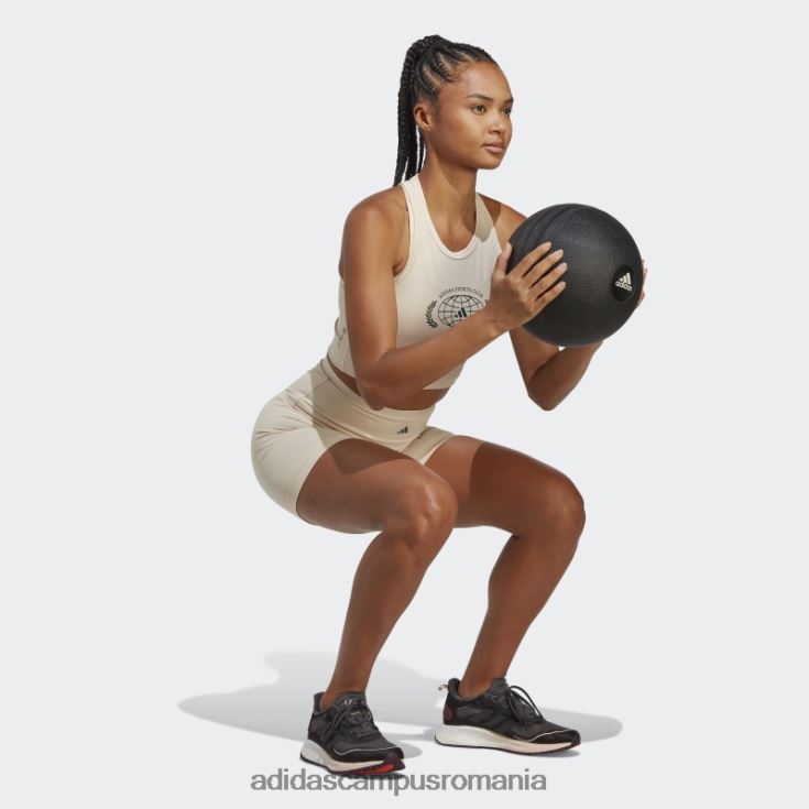 adidas campus romania lenjerie sport club crop grafic tanc top fashion femei lenjerie J266N22355