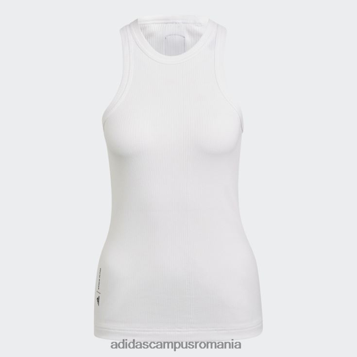 adidas campus romania maiou cu nervuri fashion x karlie kloss femei alb J266N22780